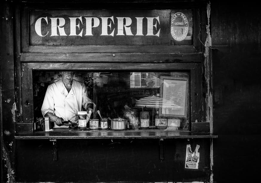 Quadro Creperie Montmartre by Adam Dauria