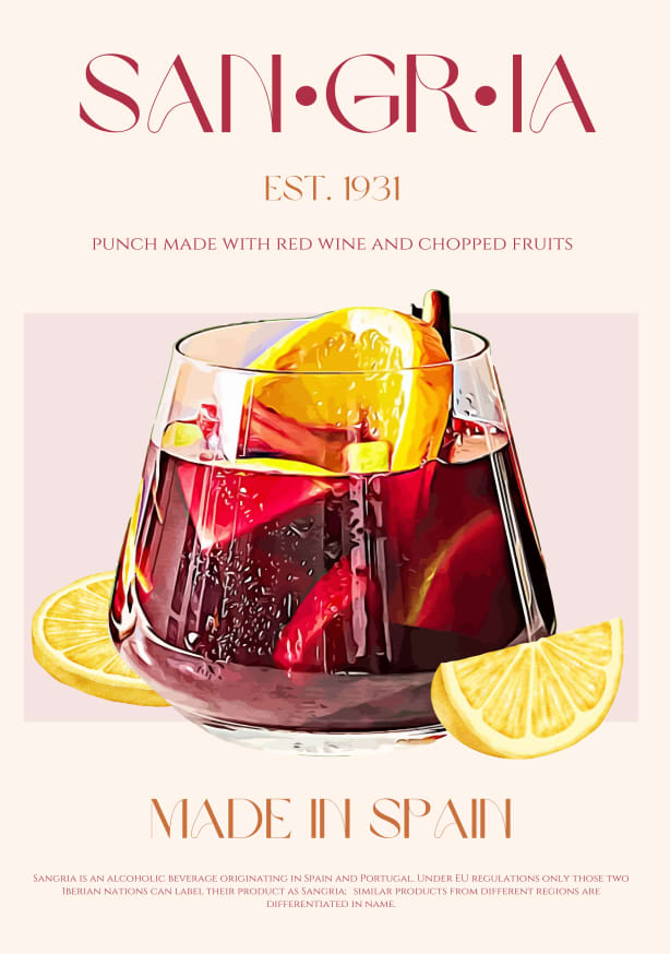 Quadro A Glass Filled With Red Wine by Nazma Khokhar