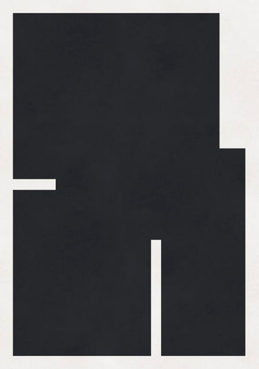 Quadro Black And White Geometry 4