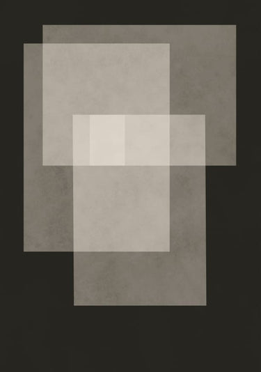 Quadro Geometric Black