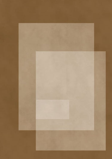 Quadro Geometric Brown