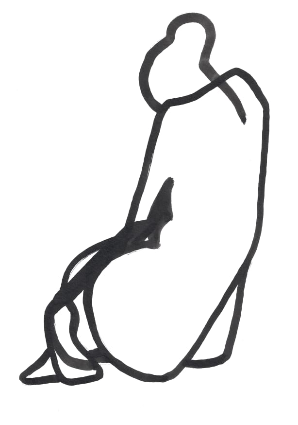 Quadro Sitting Woman V