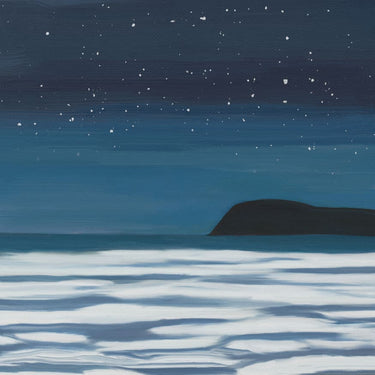 Quadro Landscape a Starry Night