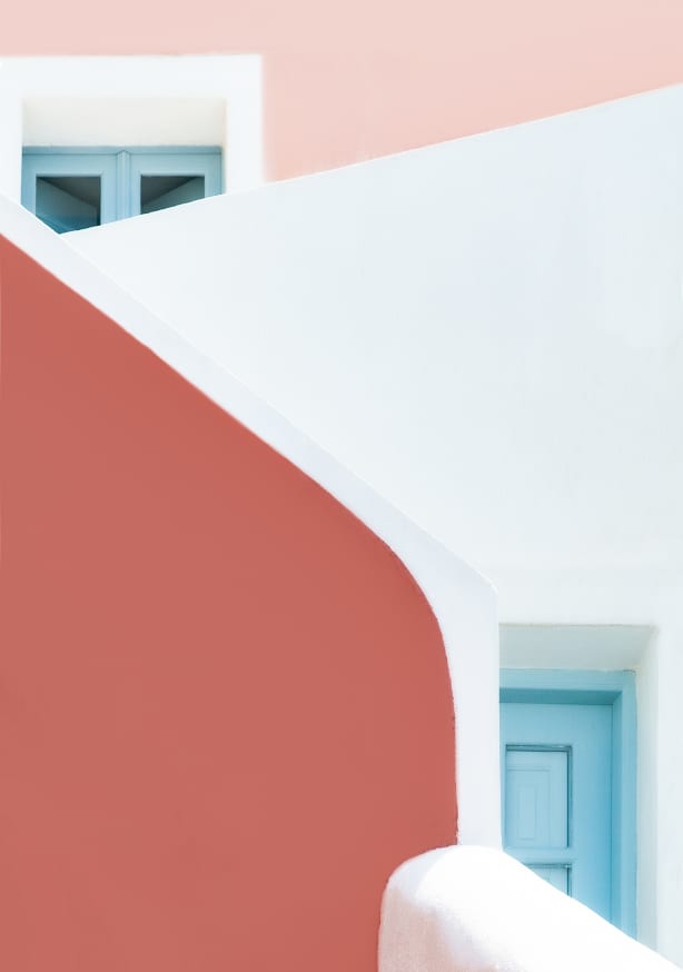 Quadro Pastel pinks and blues by Linda Wride