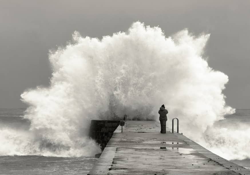 Quadro Waves Photographer By Mikel Lastra