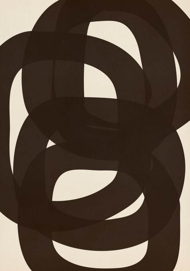 Quadro Abstract Black Lines 02 - Obrah | Quadros e Posters para Transformar a Parede