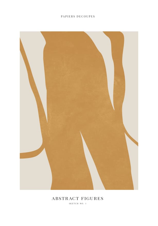 Quadro Abstract Figure no. 1 - Obrah | Quadros e Posters para Transformar a Parede