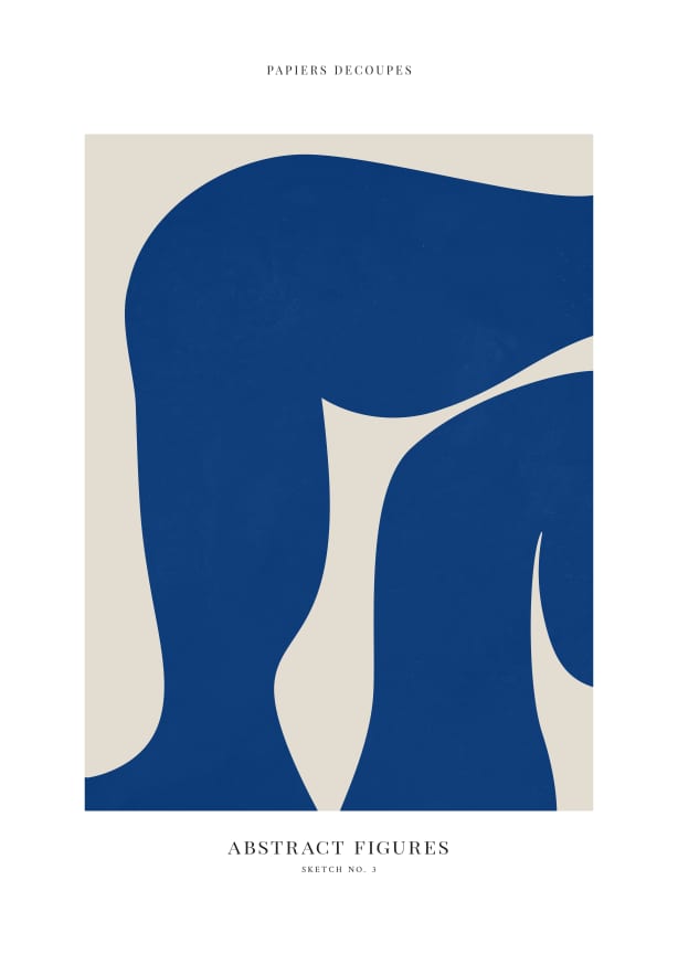 Quadro Abstract Figure no. 3 - Obrah | Quadros e Posters para Transformar a Parede