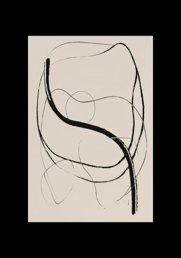 Quadro Abstract Lines no 1 - Obrah | Quadros e Posters para Transformar a Parede