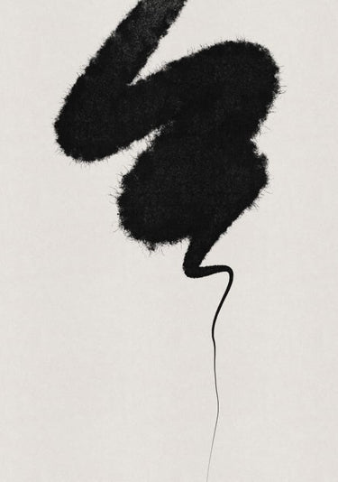 Quadro Black Brushstroke