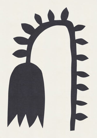Quadro Black Tulip #1