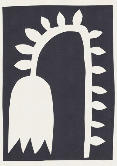 Quadro Black Tulip #2