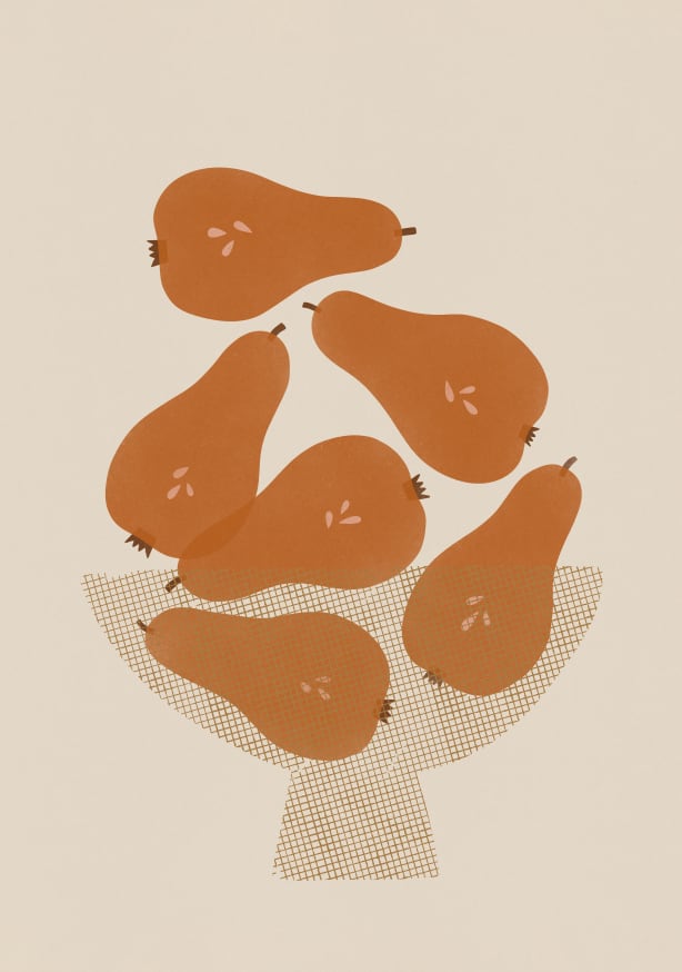 Quadro Pear Bowl