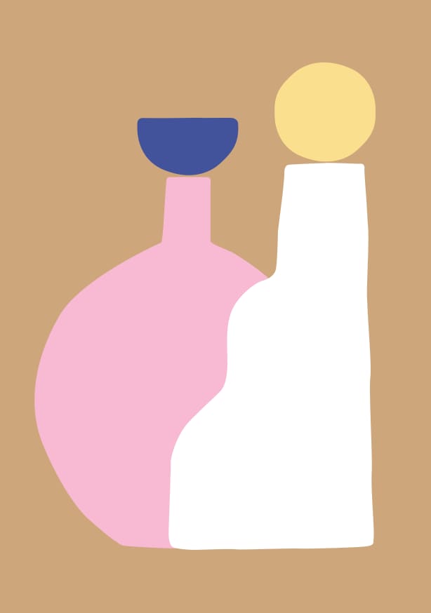 Quadro Ceramics Still Life Drawin - Obrah | Quadros e Posters para Transformar a Parede