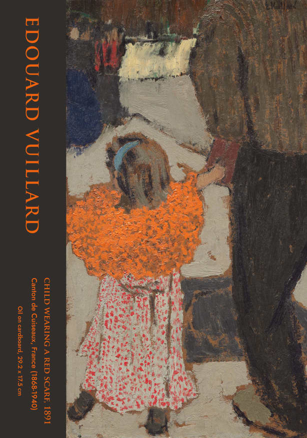 Quadro Child Wearing a Red Scarf By Edouard Vuillard - Obrah | Quadros e Posters para Transformar a Parede