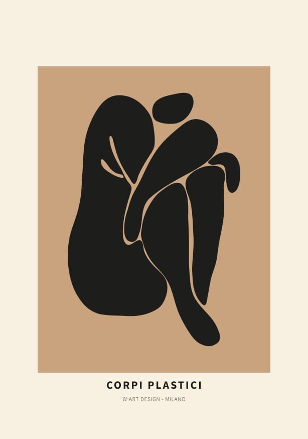 Quadro Corpi Plastici I - Obrah | Quadros e Posters para Transformar a Parede