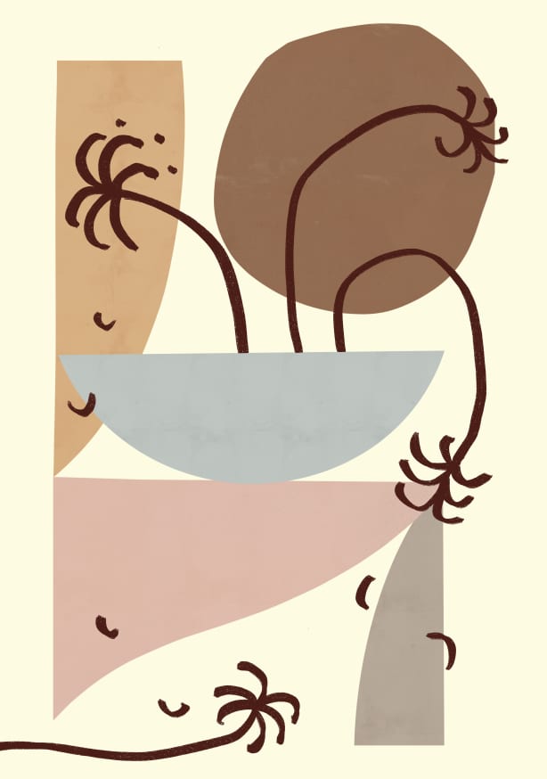 Quadro Dança Das Flores - Obrah | Quadros e Posters para Transformar a Parede