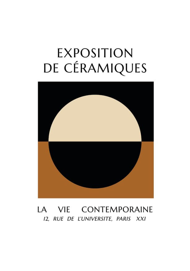 Quadro Exposition de Ceramiques 01 - Obrah | Quadros e Posters para Transformar a Parede