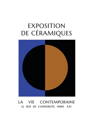 Quadro Exposition de Ceramiques 02 - Obrah | Quadros e Posters para Transformar a Parede