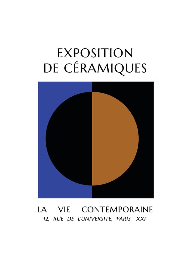 Quadro Exposition de Ceramiques 02 - Obrah | Quadros e Posters para Transformar a Parede