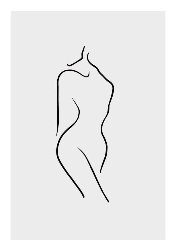 Quadro Female Standing no. 1 - Obrah | Quadros e Posters para Transformar a Parede