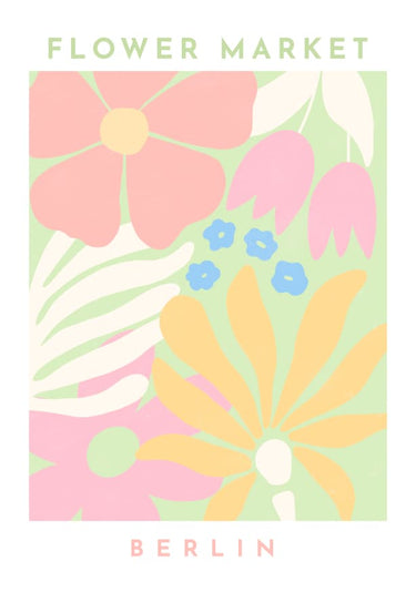 Quadro Flower Market Berling - Obrah | Quadros e Posters para Transformar a Parede