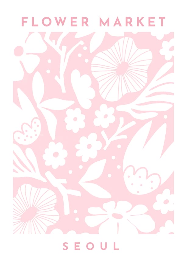 Quadro Flower Market Seoul - Obrah | Quadros e Posters para Transformar a Parede