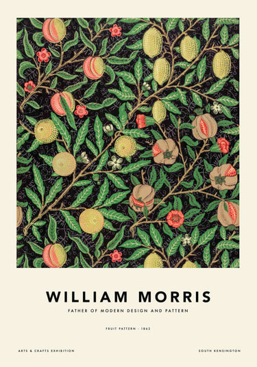 Quadro Fruit Pattern I by William Morris - Obrah | Quadros e Posters para Transformar a Parede