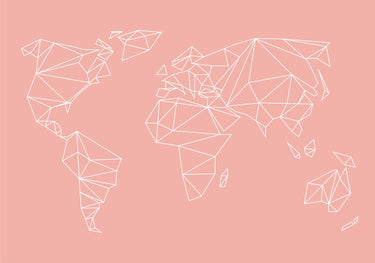 Quadro Geometrical World - Blush - Obrah | Quadros e Posters para Transformar a Parede