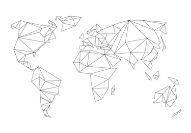 Quadro Geometrical World White - Obrah | Quadros e Posters para Transformar a Parede