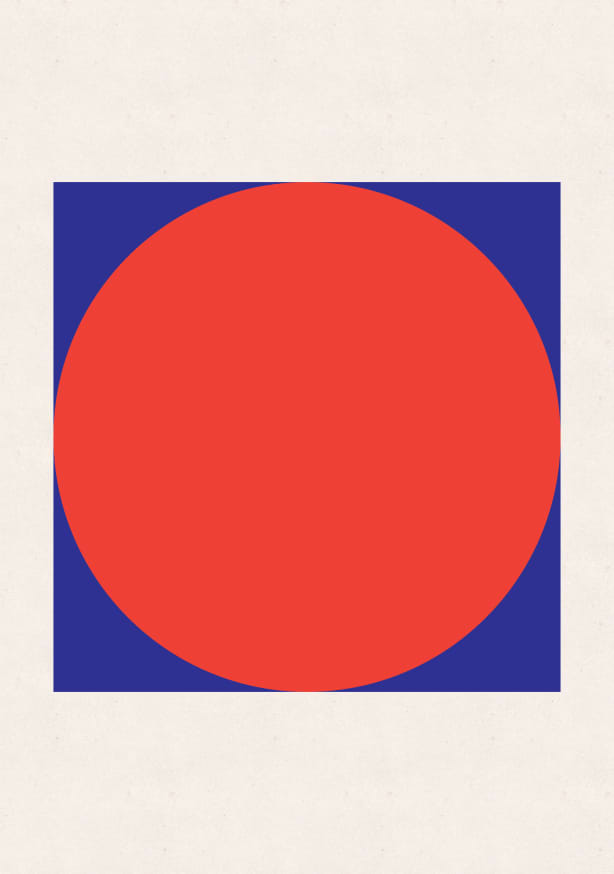 Quadro Geometric Shapes Circle