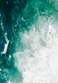 Quadro Green Sea #1 - Obrah | Quadros e Posters para Transformar a Parede