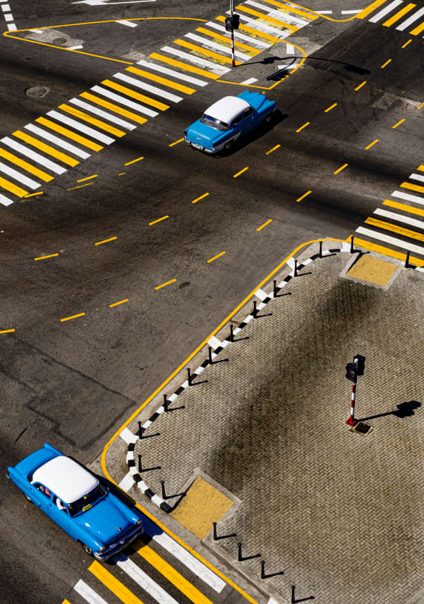 Quadro Havana Blue By Andreas Bauer - Obrah | Quadros e Posters para Transformar a Parede