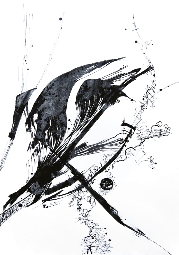 Quadro Ink Meets Paper Black - Obrah | Quadros e Posters para Transformar a Parede