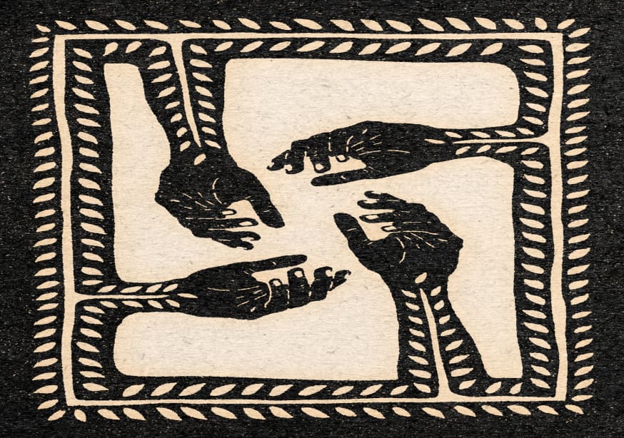 Quadro It Flows Through You - Obrah | Quadros e Posters para Transformar a Parede