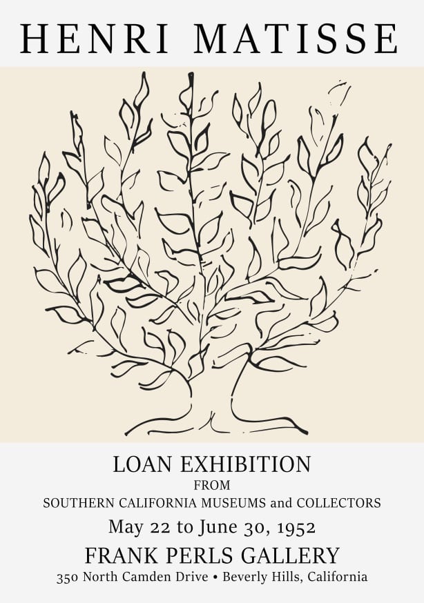 Quadro Le Platane By Matisse - Obrah | Quadros e Posters para Transformar a Parede