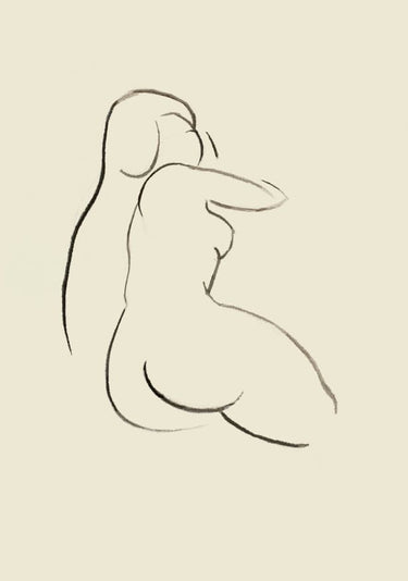 Quadro Life Drawing no 1 - Obrah | Quadros e Posters para Transformar a Parede
