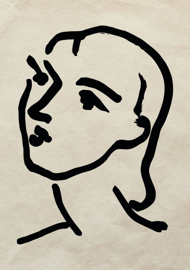 Quadro Matisse Abstract Face II - Obrah | Quadros e Posters para Transformar a Parede