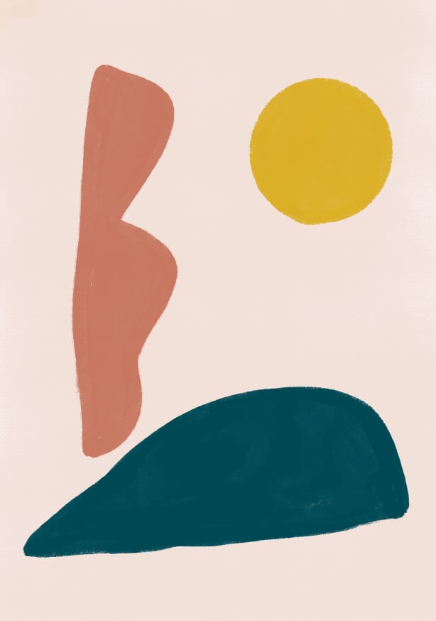 Quadro Mid Century Trio #02 - Obrah | Quadros e Posters para Transformar a Parede