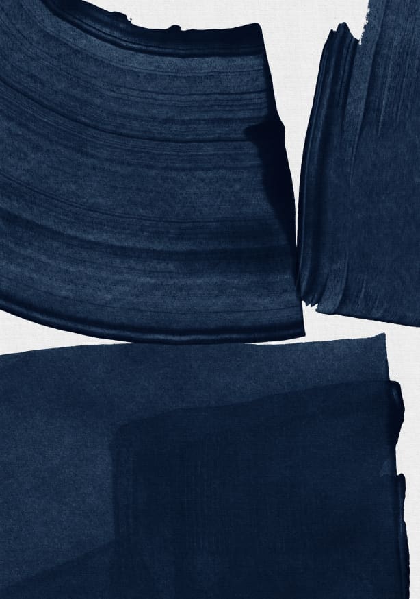 Quadro Minimalist Painting Blue I - Obrah | Quadros e Posters para Transformar a Parede