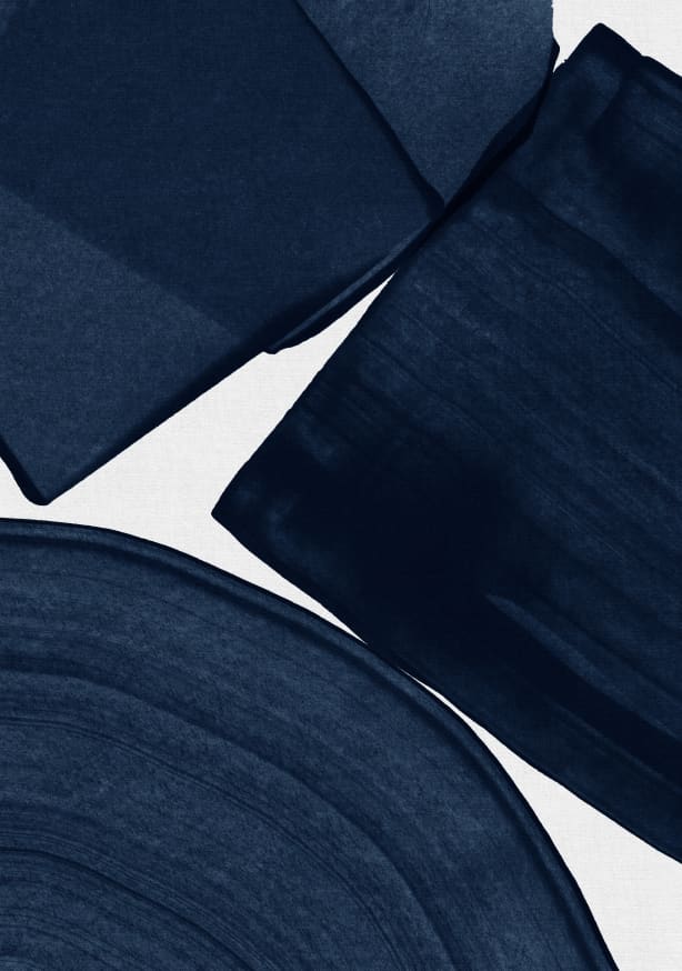 Quadro Minimalist Painting Blue II - Obrah | Quadros e Posters para Transformar a Parede