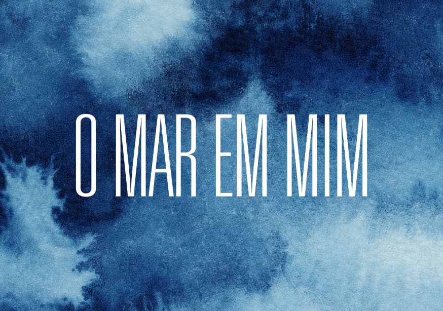Quadro O Mar Em Mim Fundo Aquarela - Obrah | Quadros e Posters para Transformar a Parede