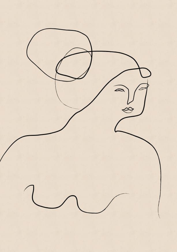 Quadro Nude Sketch Play 4