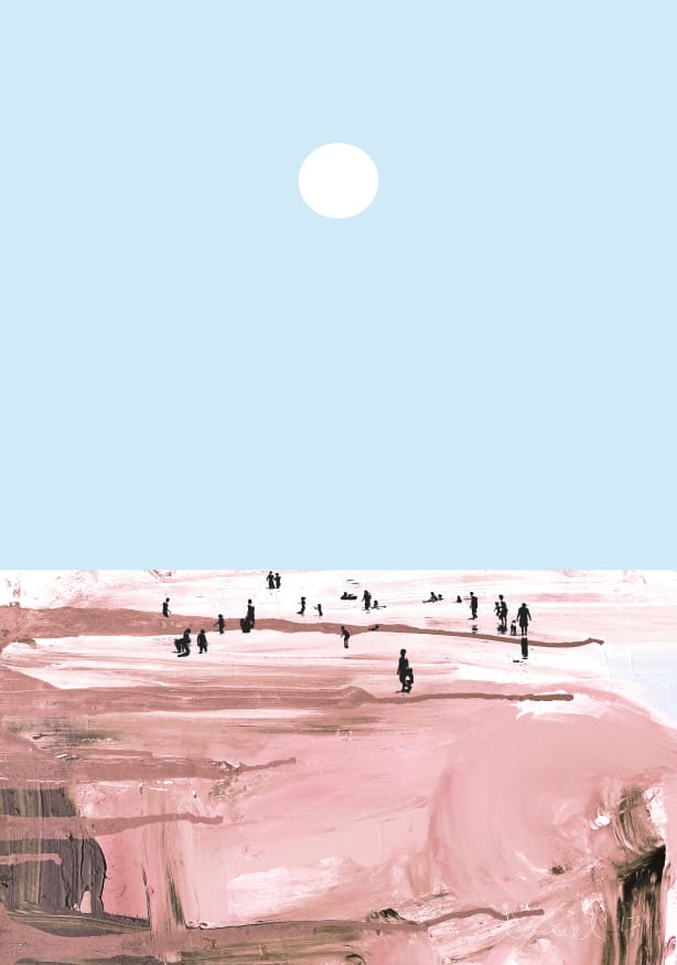 Quadro Rose Beach 1 - Obrah | Quadros e Posters para Transformar a Parede