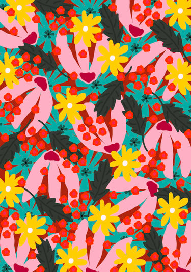 Quadro Windy Day Floral I