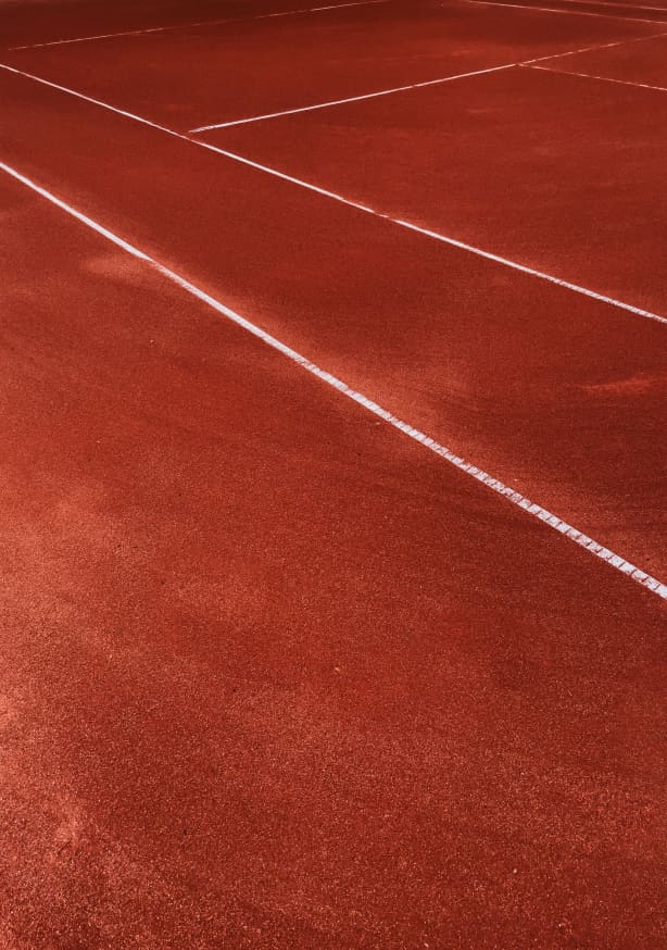 Quadro Lines on the Tennis Court