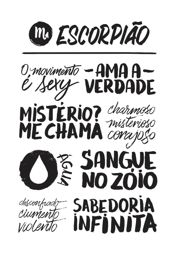 Quadro Signos Escorpião - Obrah | Quadros e Posters para Transformar a Parede