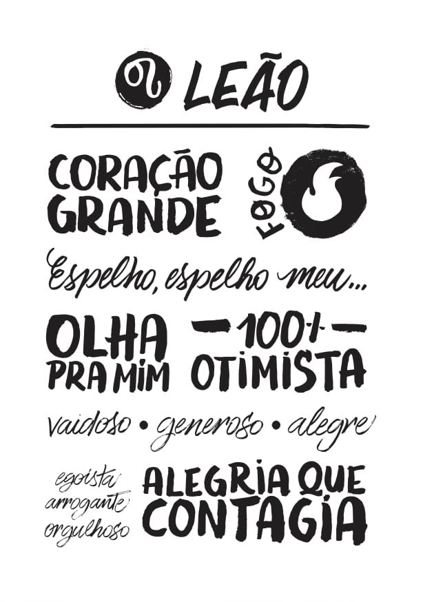 Quadro Signos Leão - Obrah | Quadros e Posters para Transformar a Parede