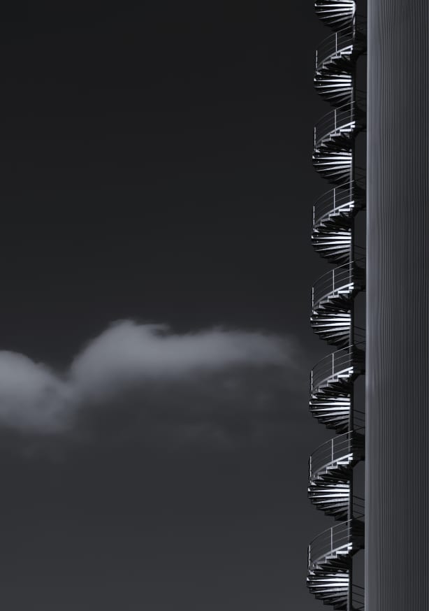 Quadro Skyward By Hans Wolfgang Hawerkamp - Obrah | Quadros e Posters para Transformar a Parede