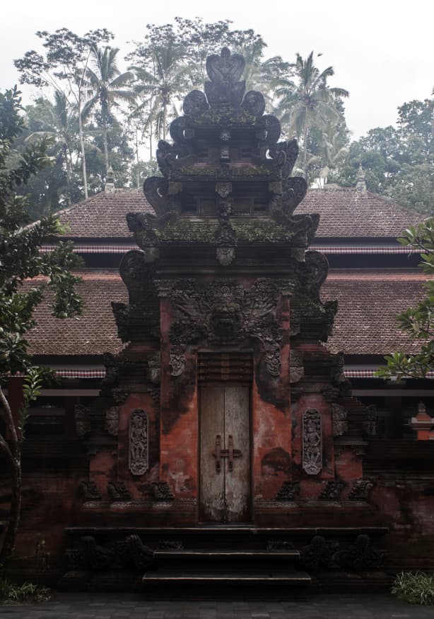 Quadro Bali Hindu Tempels Palms - Obrah | Quadros e Posters para Transformar a Parede